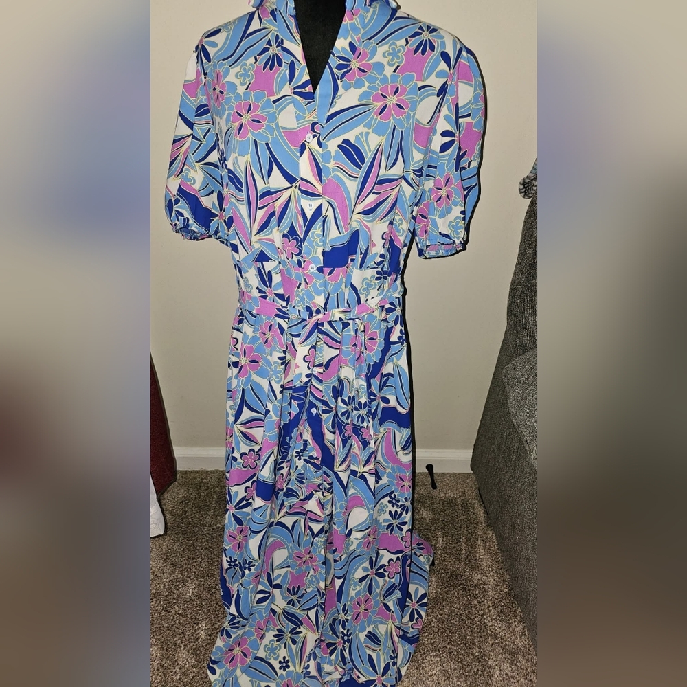 Shein XL Women's Dress With Belt